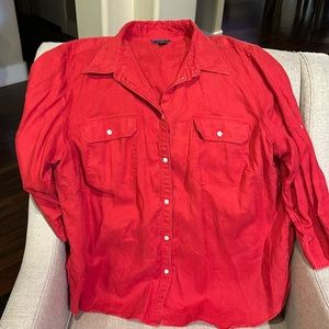 Chaps Classic 3/4 sleeve shirt